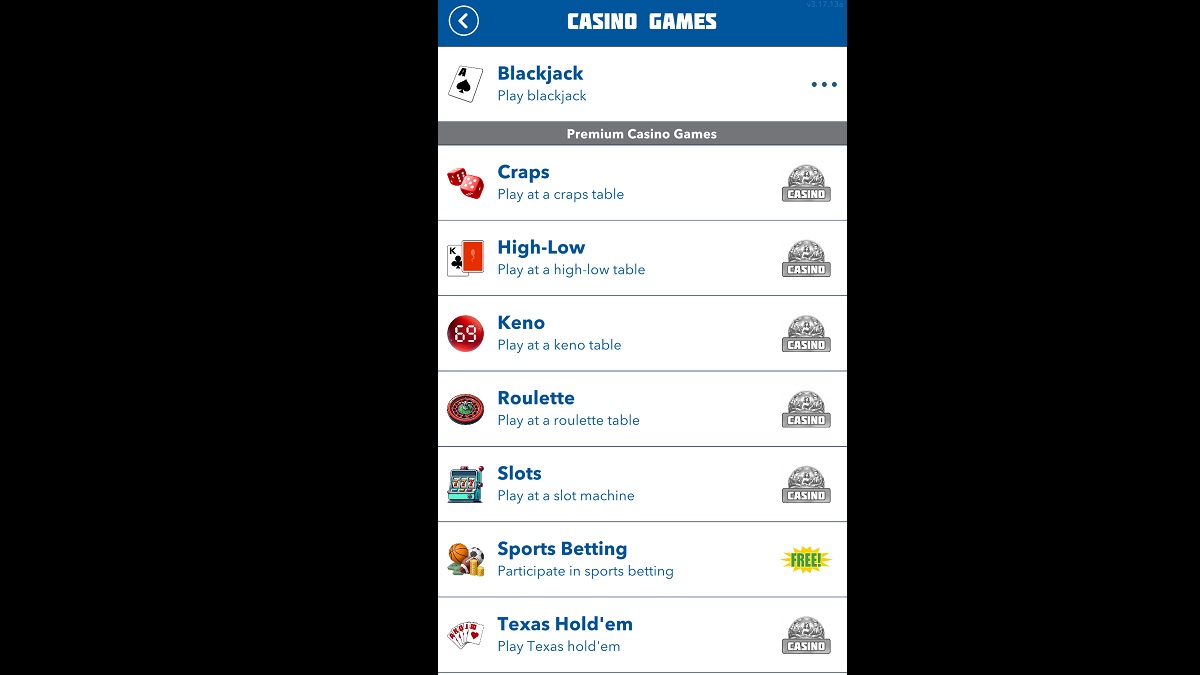 BitLife Casino Options