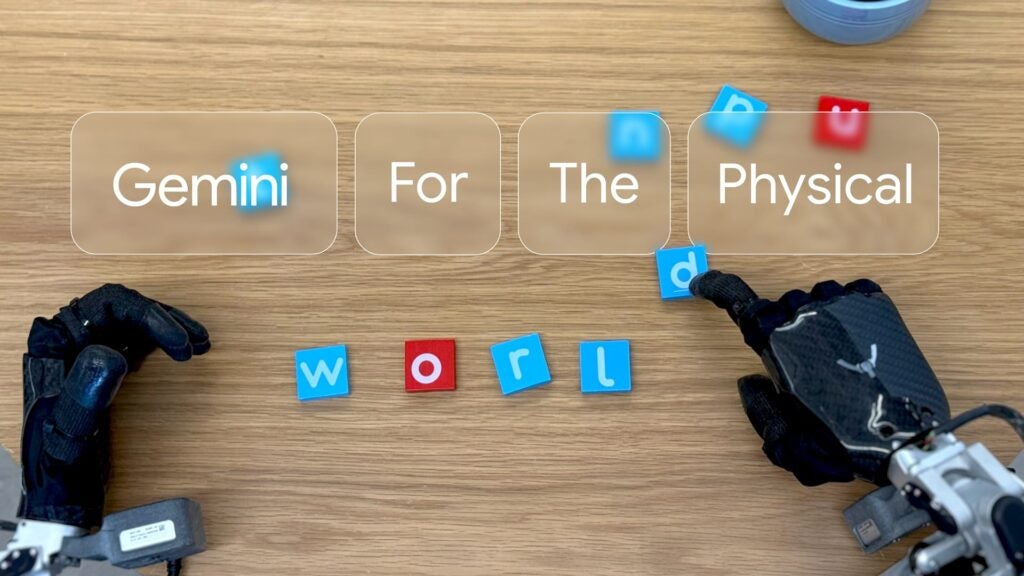 Google Gemini for the physical world