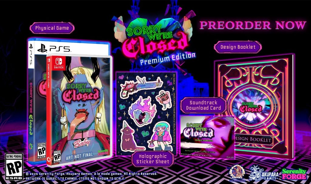 Sorry We’re Closed unveils Nintendo Switch physical release