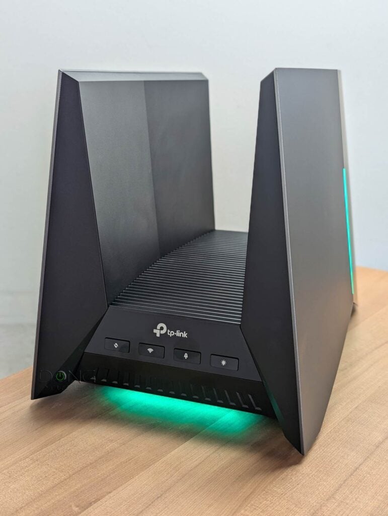 The TP-Link Archer GE800 has cool RGB lighting