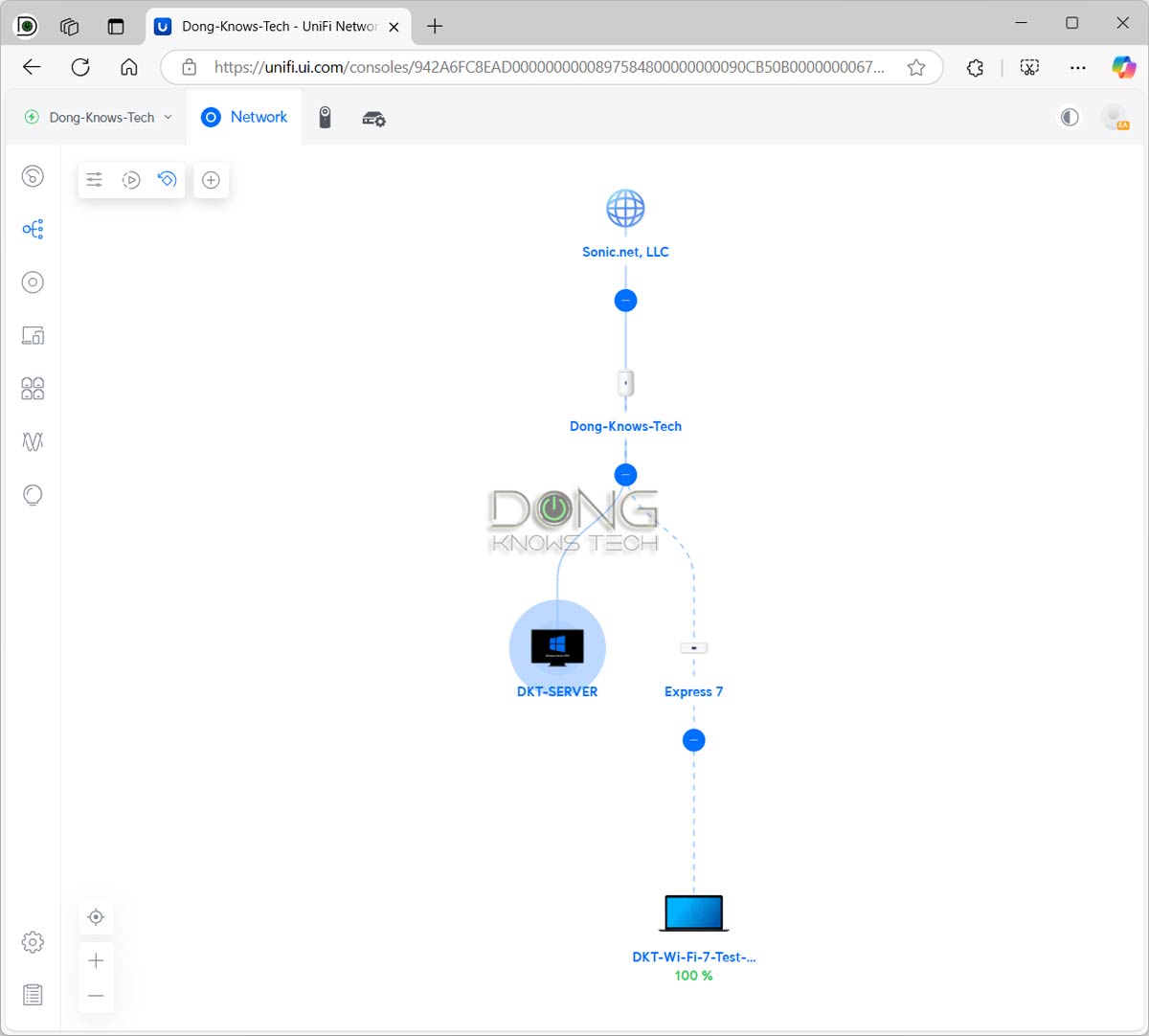 Ubiquiti UX7 wireless mesh node diagram