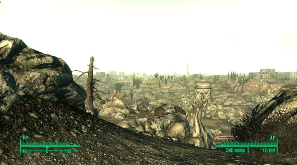 Fallout 3 is Bethesda's hit post-apocalypse game, the one that started the whole RPG trend of post-apocalypse games, Skyrim in the wasteland, if you will.