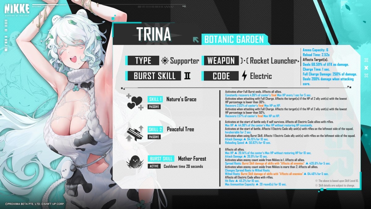 New NIKKE Character Trina Launches Alongside For Rest Event 