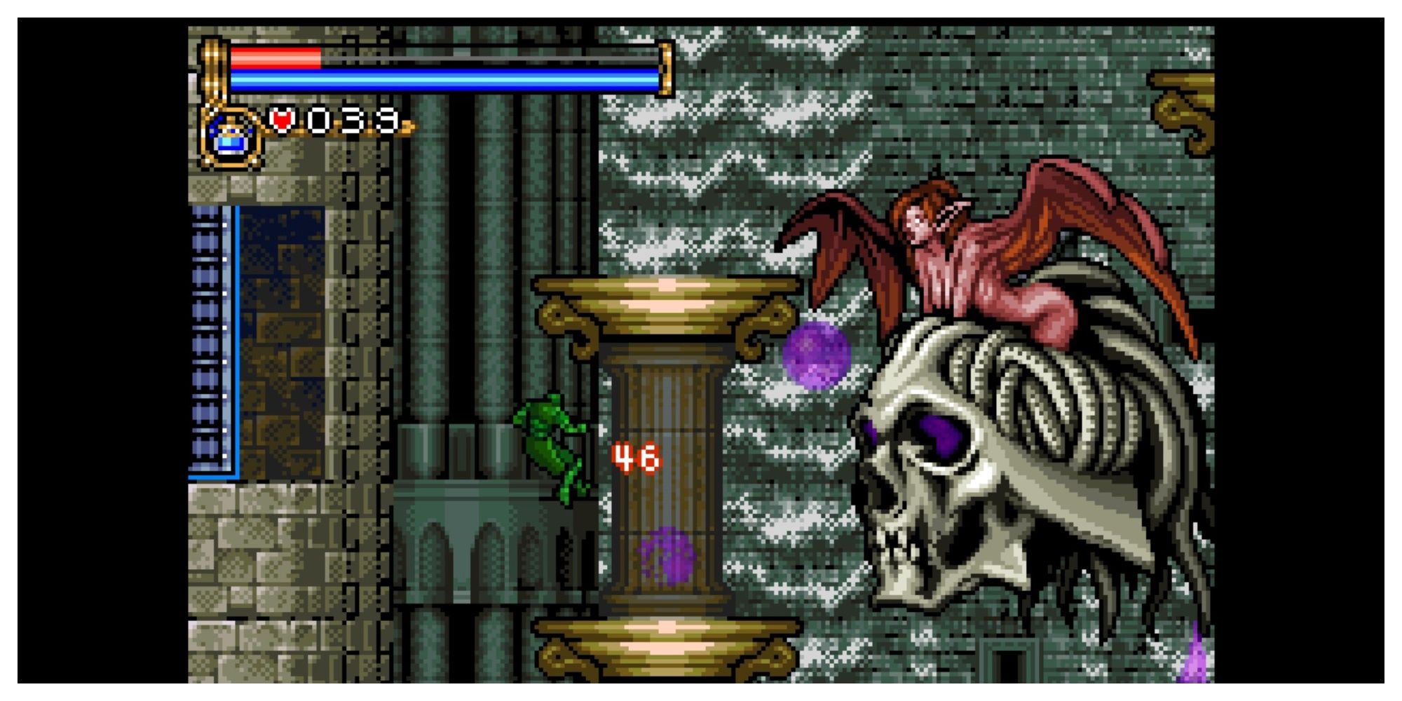 Metroidvania Bosses Carmilla Castlevania Circle of the Moon