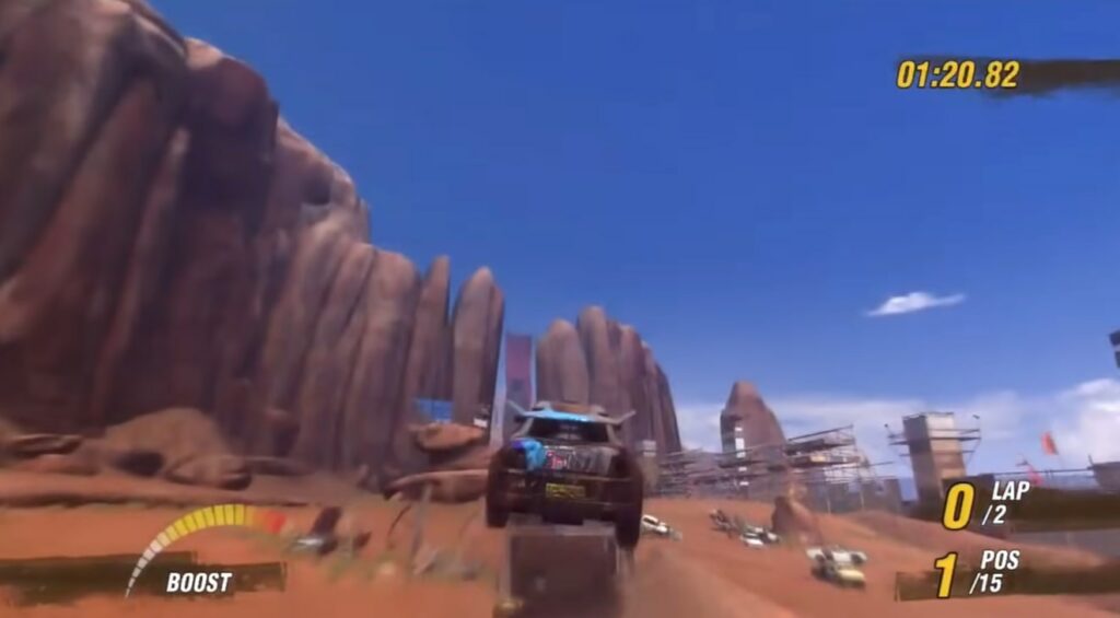 MotorStorm is a great PS3 racing game, deploying unique mechanics which were not yet seen in similar titles.