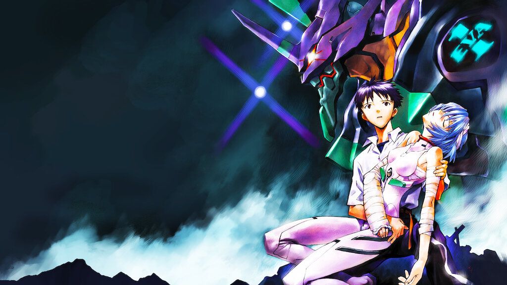 Promo image for Neon Genesis Evangelion from Netflix.