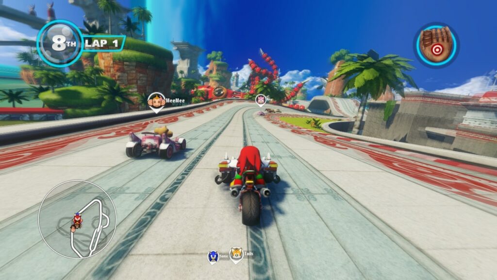 Sonic and the company from Sega are back, this time in a great racing game that takes us through legendary Sega levels.