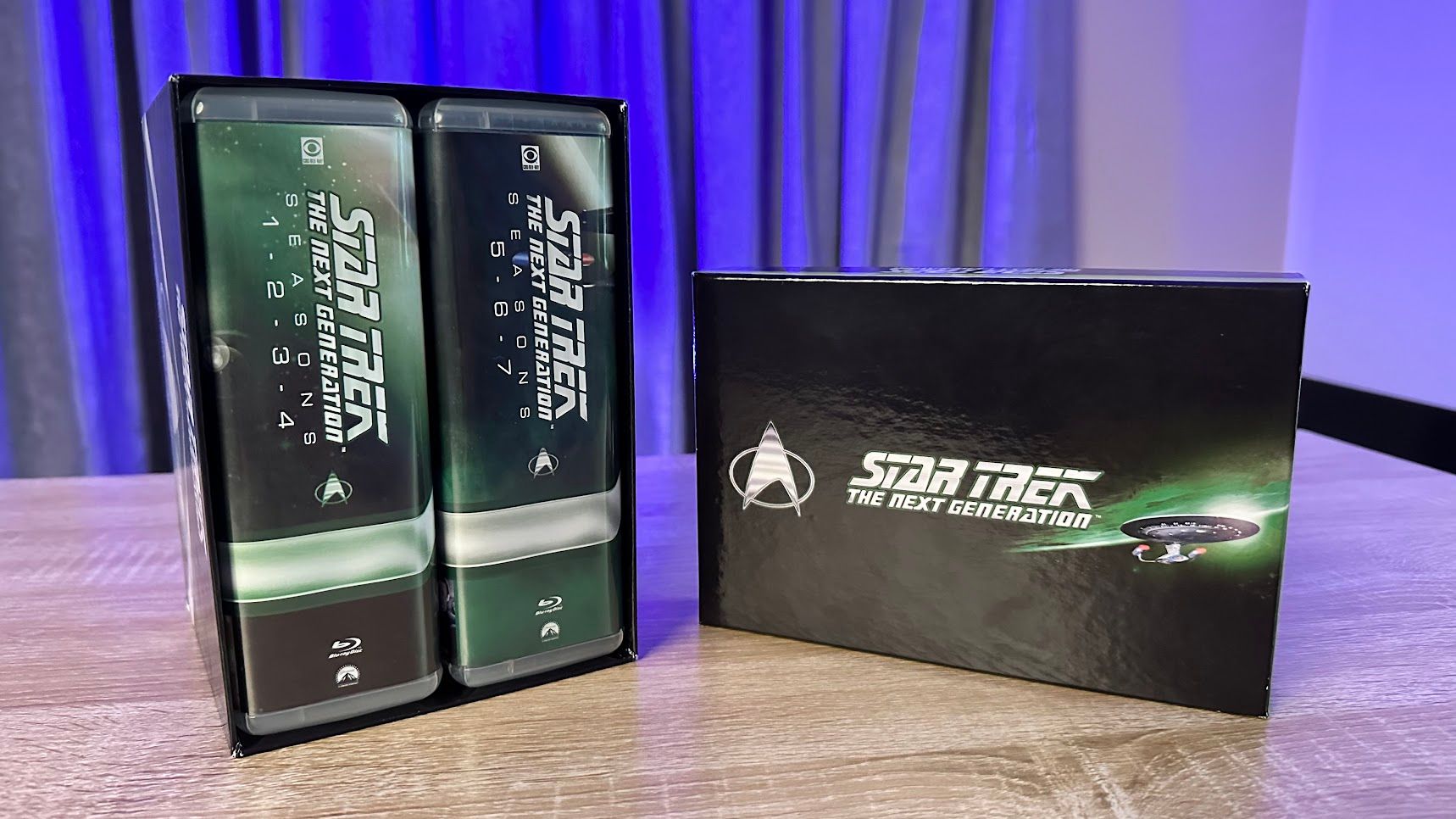 The Star Trek Full Journey Blu-ray set.